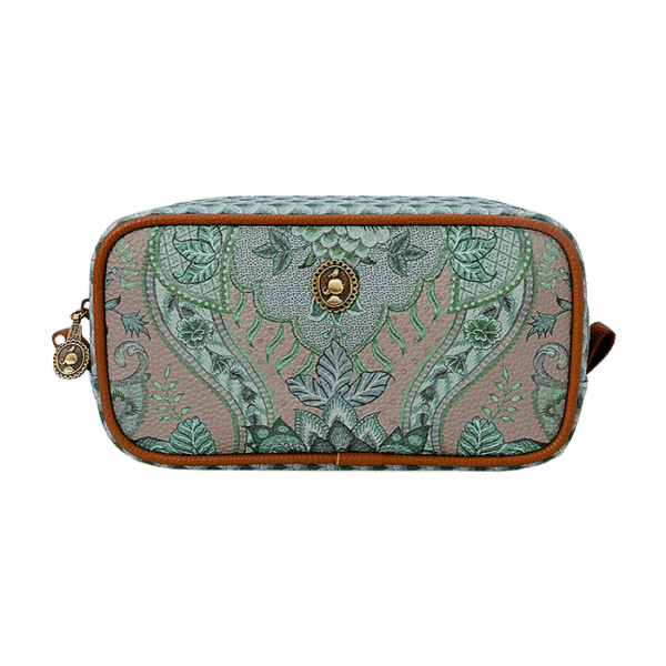 Pip Studio Cosmetic Bag Square Small Kyoto Festival Green  Stück