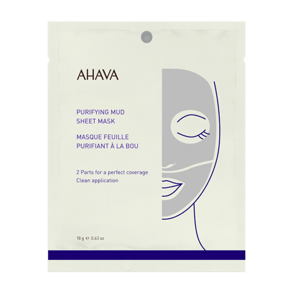 Ahava Time to Clear Purifying Mud Sheet Mask 1 Stück