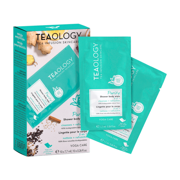 Teaology Purity Shower Body Wipe Multipack 10 Stück 10 Anwendungen